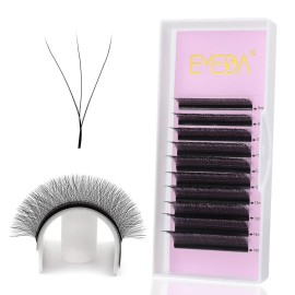 W Lash Extensions C Curl .07mm 12mm Tray Premade Volume 3D Fans Eyelash Extension .07 W Type Wispies Soft Eye Lashes Supplies by EMEDA 0.07 C 12mm)