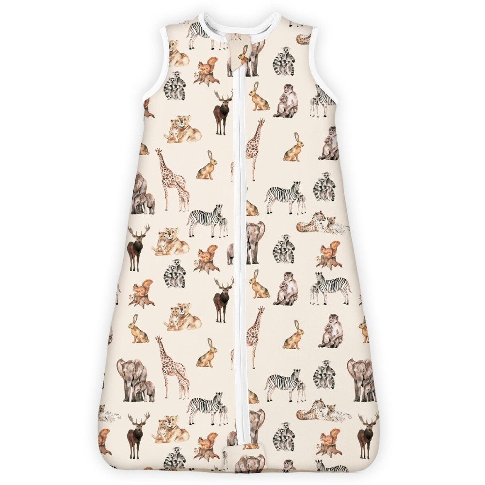 TOTBASIC Toddler Sleep Sack 1.0 TOG, Baby Wearable Blanket with 2-way Safe Zipper, Ultra Soft All Season Baby Sleeping Bag