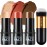 Lezero 3Pcs Contour Stick Makeup Kit, Shades with Highlighter, Blush and Bronzer Stick for Sculpt the Face and All Skin Type, Long Lasting, Smooth, Dewy & Matte Finish, MEDIUM