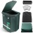 2025 Upgraded 16.5\'\' XL Portable Toilet for Adults,Tall Camping Toilet with Lid and Convenient Carry Bag, Portable Potty for Camping, Hiking, Car Travel,Truck, RV, Boating, Road Trips, Beach (Green)