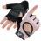 BEAST RAGE Workout Gloves for Men and Women - Fingerless Weight Lifting With Palm Protection Padding, Breathable and Lightweight for Weightlifting, Cycling, Pull Up (Pink, XS)