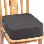 Booster Seat for Kitchen Chair - Toddler Non-Slip Portable Height Increasing Strong Support Seat Cushion PU Easy to Clean Detachable Washable Booster Seat for Dining Table