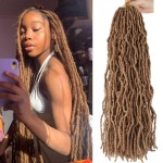 8 Packs 24 Inch Faux Locs Crochet Hair for Butterfly Locs Distressed Soft Locs Crochet Hair for Women (24 Inch(Pack of 8), 27)