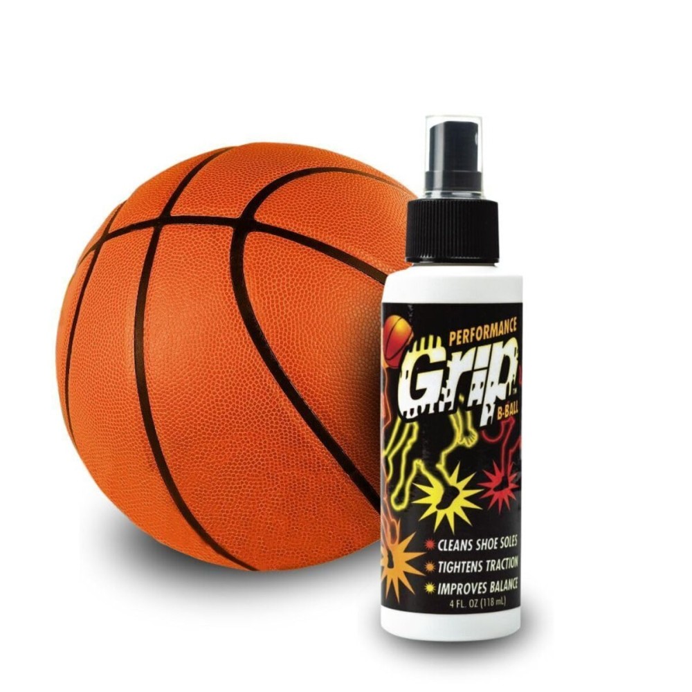 Performance Grip Basketball Shoe Spray 4 Oz - Grip Spray for Basketball Shoes Bottom - Non-Sticky Mist That Rejuvenates Soles & Boosts Traction