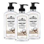 J.R. Watkins Gel Hand Soap, 3 Pack of 11 Fl Oz, Coconut