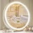 ROLOVE 10x10 Lighted Makeup Mirror, Hollywood Vanity Mirror with 3 Dimmable LED Bulbs, Dimmable Touch Screen, Light up Mirror, Portable Travel Mirror, 360 Rotation, White