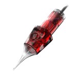CNC 5RLT Tattoo Cartridges Needles 10 Bugpin 5 Round Liner Super Tight X-Taper Needle 20Pcs Disposable Cartridge with Membrane EN04X-20-1005RLT