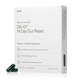 Seed 14 Day Gut Reset - Prebiotic and Probiotic for Women & Men - Digestive Health, Gut Health, Rapid Gut Recovery, Bloating & Constipation Relief - Vegan & Shelf-Stable - 28 Capsules (14-Day Supply)