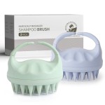 Sndyi 2 PCS Scalp Massager Shampoo Brush, Scalp Scrubber with Soft Silicone Bristles, Scalp Exfoliator for Dandruff Removal, Scalp Massager for Hair Growth, Wet Dry Hair Brush for Scalp Care