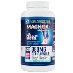 MAGNOX Leg Cramps Buster | 380mg Magnesium for Leg Cramps at Night | Magnesium Supplement for Muscle Spasms | 3X More Absorption | Dead Sea Minerals | Sleep & Muscle | 120 Caps