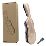 WYNK Hair Brush Detangler for Adults & KidsDetangling Comb Hair Styling Tools & Appliances for Natural/Wavy/Curly/Coily/Wet/Dry/Oil/Thick/Straight/Long Hair (Champagne Gold Electroplate)