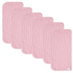 norinori Baby Burp Cloths Muslin Washcloths 6Pack - Muslin Burp Cloths Large 20\'\'x10\'\' Extra Soft Absorbent Baby Burp Rags for Newborn 100% Cotton for Boys Girls Gift 6 Layers Machine Washable