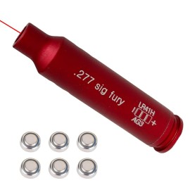 .277 SIG boresighter Red Laser Bore Sight w/ 6 Batteries (.277 SIG)