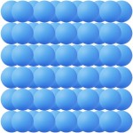 40MM Ping Pong Balls, 50 or 80 Pack Assorted Colored Tennis Balls Multi Color Plastic Balls Fun Beer Ping Pong Balls Bulk for Beer Pong Balls, Arts and Craft, Party Decoration, Cat Balls (80pcs-Blue)
