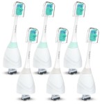 Replacement Toothbrush Heads for Philips Sonicare Electric Toothbrush, Replacement Brush Heads Compatible with Philips Sonicare Electric Toothbrush, 6Pack