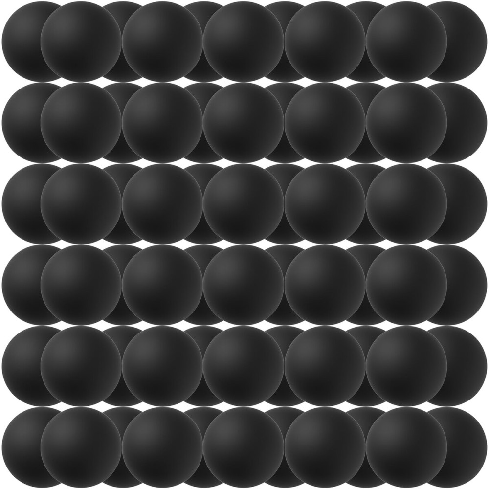40MM Ping Pong Balls, Assorted Colored Plastic Balls - 80pcs (Black) for Beer Pong, Arts, Crafts & Party Decoration