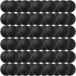 40MM Ping Pong Balls, Assorted Colored Plastic Balls - 80pcs (Black) for Beer Pong, Arts, Crafts & Party Decoration