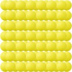 Jedulin 40MM Ping Pong Balls, 50 or 80 Pack Assorted Colored Tennis Balls Multi Color Plastic Balls Fun Beer Ping Pong Balls Bulk for Beer Pong Balls, Arts and Craft, Party Decoration, Cat Balls