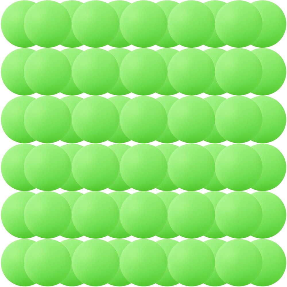 40MM Ping Pong Balls, 50 or 80 Pack Assorted Colored Tennis Balls Multi Color Plastic Balls Fun Beer Ping Pong Balls Bulk for Beer Pong Balls, Arts and Craft, Party Decoration, Cat Balls (80pcs-Green)