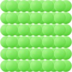 40MM Ping Pong Balls, 50 or 80 Pack Assorted Colored Tennis Balls Multi Color Plastic Balls Fun Beer Ping Pong Balls Bulk for Beer Pong Balls, Arts and Craft, Party Decoration, Cat Balls (80pcs-Green)