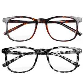 AOSM Blue Light Blocking Glasses, Blue Blocker Computer Glasses for Men Women, Anti Glare 400 UV & Eye Strain Fake Square Glasses