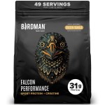 BIRDMAN Falcon Performance Vegan Protein Powder, 31g Protein, 5g Creatine, 5g BCAA, Probiotics, Electrolytes, Pre Workout, Low Carb, Sugar Free & Dairy Free, Plant Based Vanilla Protein - 49 Servings