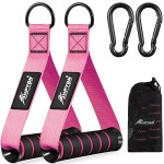 HPYGN Gym Equipment, Gym Exercise Handles, Cable Attachments for Gym, Replacement Handle Attachments for Cable Machine Pulleys, Resistance Band and Strength Trainer, Pull Down Workout Accessories