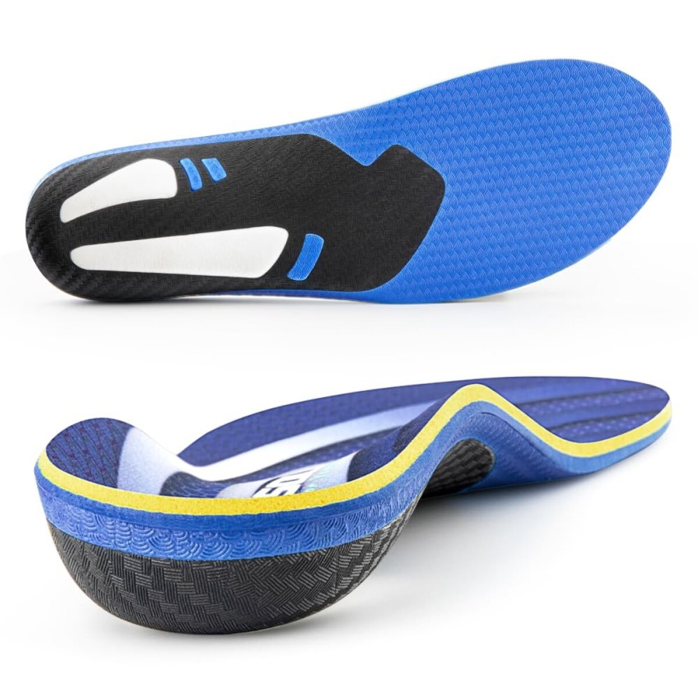 VALSOLE Plantar Fasciitis Arch Support Insoles,210lbs+ Heavy Duty Support Pain Relief Orthotics,High Arch Insoles,for Flat Feet,Arch Pain,Heel Pain Comfort Insoles,Work Boot Shoe Insole for Men Women