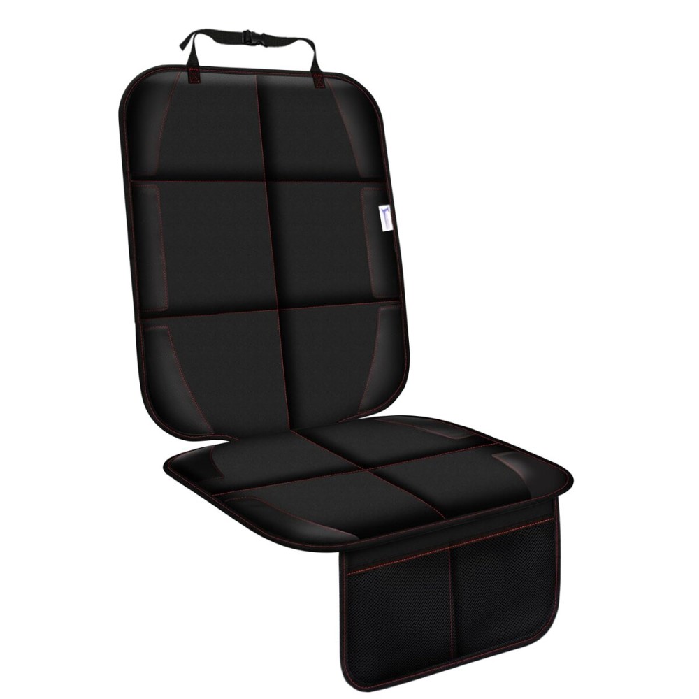 Gowhalle Car Seat Protector With Non-Slip Rubber Padded Backing, Waterproof Thickest Padding for Child Seats, No Imprint Under Baby Seat (Red-1pcs)