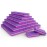 Moray Nail Buffer, Buffer Block Nail File 100/180 Grit, Mini Nail Buffers Block Sponge Double Sided Nail File for Acrylic Nails Manicure Tools 50PCS (Pink-Purple)