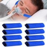 8 Pack CPAP Strap Covers Breathable CPAP Strap Cushions for Most CPAP Headgear Straps Can Reduce The Tracks On The Face Made of Soft Fabric CPAP Face Pads