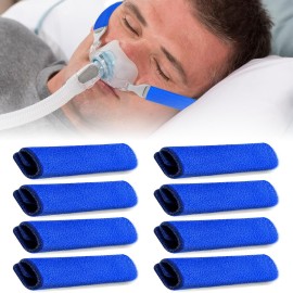 8 Pack CPAP Strap Covers Breathable CPAP Strap Cushions for Most CPAP Headgear Straps Can Reduce The Tracks On The Face Made of Soft Fabric CPAP Face Pads