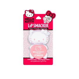 Lip Smacker Hello Kitty Lip Balm, Peach Gummy Flavored Moisturizing, Smoothing Soft Shine, Hydrating & Protecting Fun Tasty Flavors, Cruelty-Free - Positively Peach