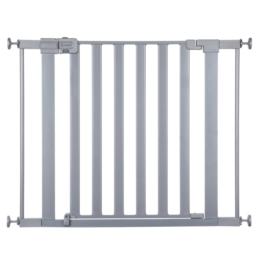 Safety 1st Walk Through Baby Gate with Door, Adjustable Pressure Mount Lift, Dog Gates, Fits 29-38 Wide, 1-Pack, Silver