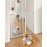 COMOMY 36 Extra Tall Baby Gate for Stairs Doorways, Fits Openings 29.5 to 46 Wide, Auto Close Extra Wide Dog Gate for House, Pressure Mounted Easy Walk Through Pet Gate with Door, White