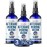 BodyJ4You Piercing Aftercare Spray - Saline Solution Natural Keloid Bump Removal - Ear Piercing Cleaner Nose Septum Belly Button Cartilage - Sea Salt Aloe Vera Rosemary - Fine Mist 3 x 2 Fl Oz