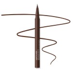 wet n wild Mega Last Breakup Proof Liquid Eyeliner - Ultra-Fine Brush, Waterproof, 16-Hour Long-Lasting Wear - Cruelty-Free & Vegan - Brown