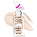 wet n wild Bare Focus Skin Tint, 5% Niacinamide Enriched, Buildable Sheer Lightweight Coverage, Natural Radiant Finish, Hyaluronic & Vitamin Hydration Boost, Cruelty-Free & Vegan - Fair