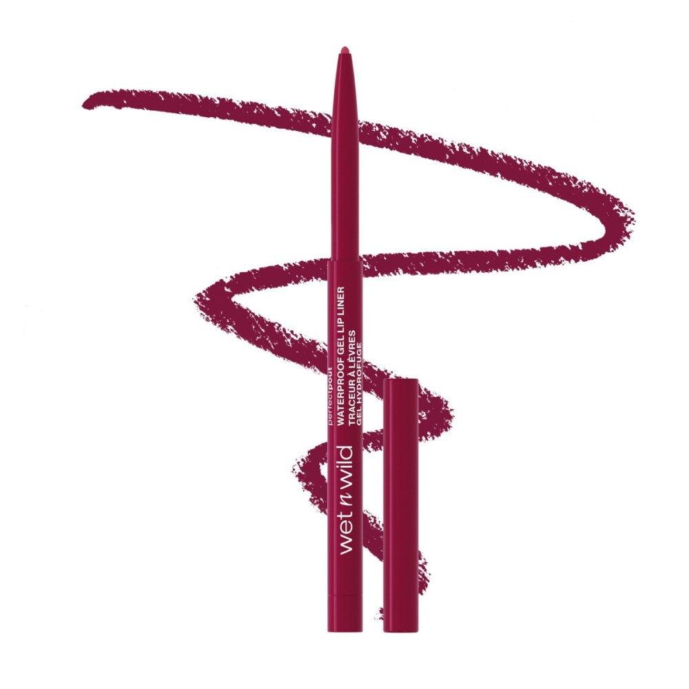 wet n wild Perfect Pout Gel Lip Liner, Rich Creamy Long Lasting Color, Well-Defined and Flawless Application, Vegan & Cruelty-Free - Currant Mood