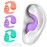 Swimming Ear Plugs for Adults,3 Pairs Waterproof Reusable Silicone Swim Earplugs for Swimming Surfing Snorkeling Showering and Water Pool,Beach,Ocean (Adults & Teens 14+)