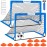 Kids Soccer Goals for Backyard Set - 2 of 4\' x 3\' Portable Soccer Goal Training Equipment, Pop Up Toddler Soccer Net with Soccer Ball, Soccer Set for Kids and Youth Games, Sports