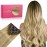 WENNALIFE Clip in Hair Extensions Real Human Hair, 18 Inch 120g 7pcs Human Hair Extensions Clip In Human Hair, Balayage Light Ash Brown to Light White Blonde Hair Extensions Clip In Real Hair Coloured
