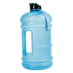 TOOFEEL 1 Gallon Water Bottle - 128 oz Water Bottle with Flip Lid - Gallon Water Bottle with Handle,BPA Free gallon Water jug with Measurements Marked - Transparent Light Blue