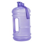 TOOFEEL 1 Gallon Water Bottle - 128 oz Water Bottle with Flip Lid - Gallon Water Bottle with Handle,BPA Free gallon Water jug with Measurements Marked - Transparent Violet
