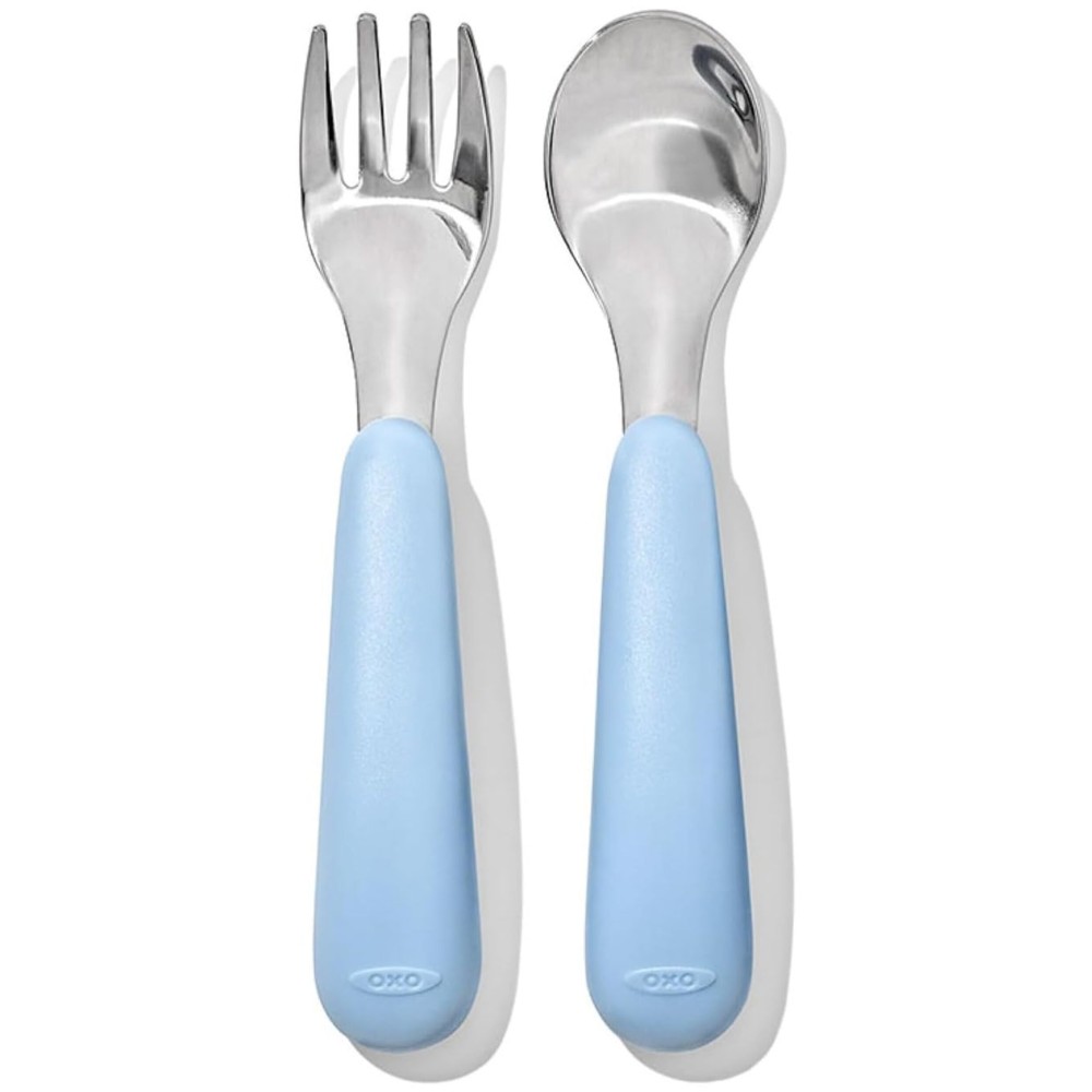 OXO Tot Fork and Spoon Set - Dusk
