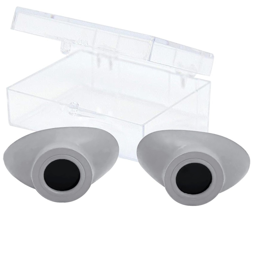 Super Sunnies Slim Flex UV Eye Protection FDA Compliant Eyeshields, Tanning Bed Goggles, Red Light Therapy Glasses - Grey