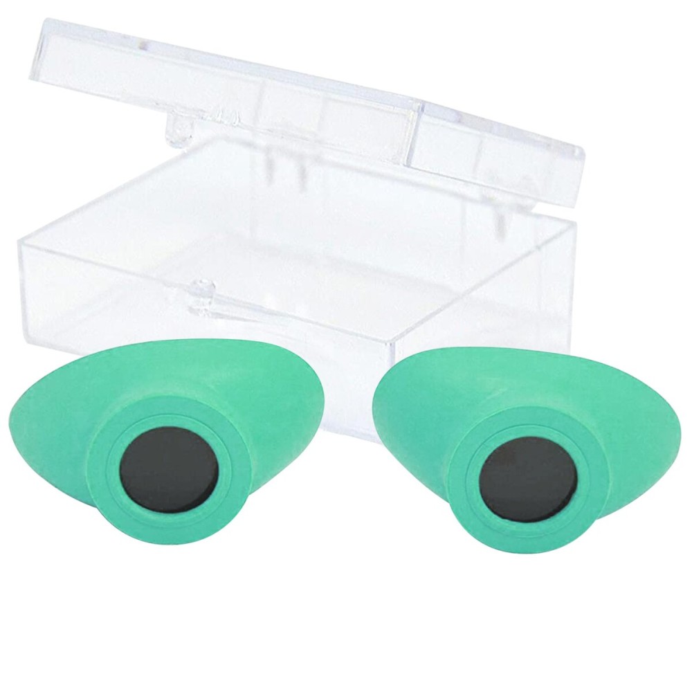 Super Sunnies Slim Flex UV Eye Protection FDA Compliant Eyeshields, Tanning Bed Goggles, Red Light Therapy Glasses - Teal