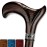 Asterom Walking Cane - Handmade, Ergonomic, Canes for Men - Wooden Walking Sticks for Seniors, Unique, Cool (Walnut, 35 Inches)