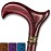 Asterom Walking Cane - Handmade, Ergonomic, Wooden Canes for Women & Men - Cool Walking Sticks for Seniors Women, Unique, Wood (Cherry, 34 Inches)