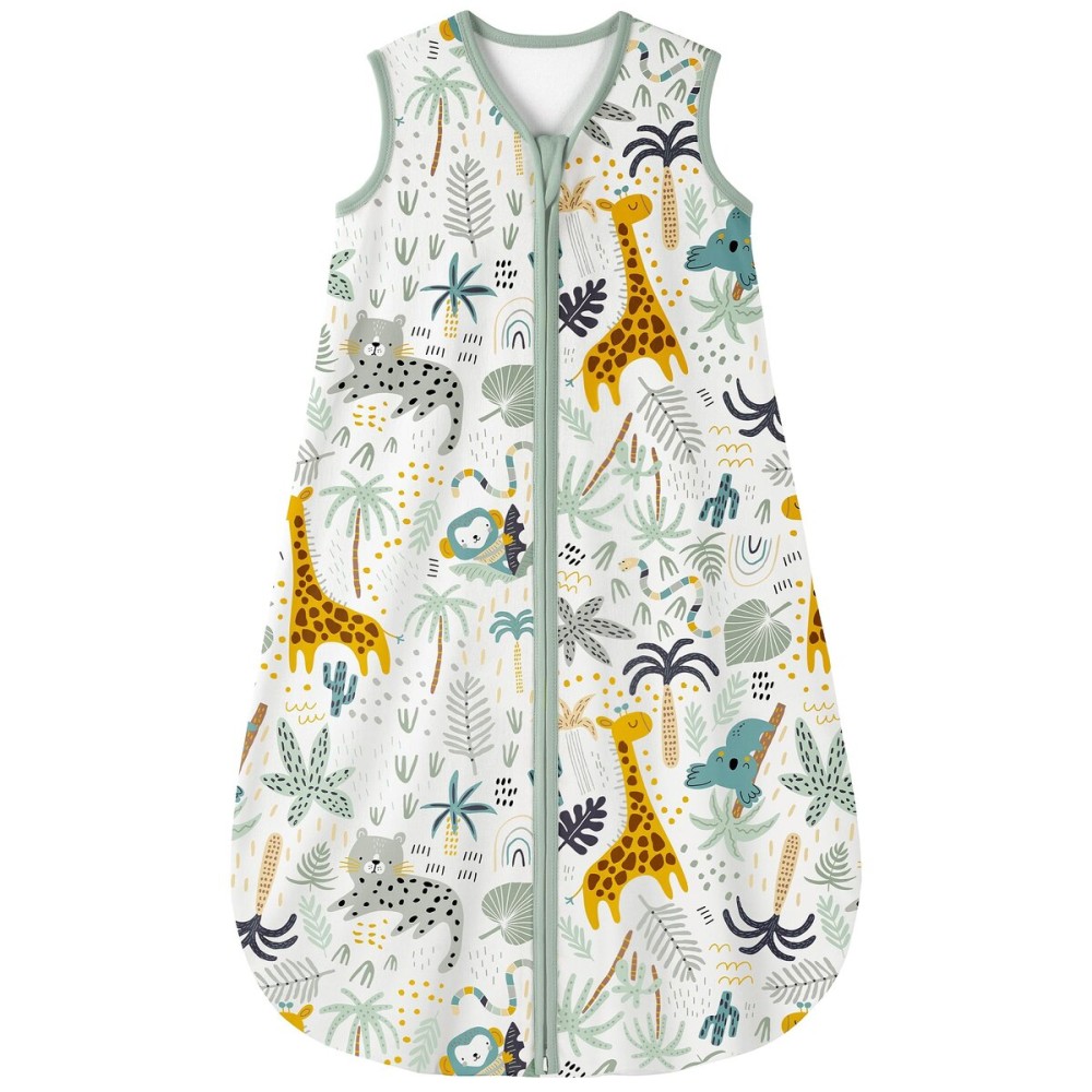 Yoofoss Baby Sleep Sack 18-24 Months 0.5 TOG Baby Wearable Blanket, 100% Organic Cotton Infant Toddler Sleeping Sack 2-Way Zipper Lightweight Sleep Sack, Giraffe